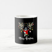 Merry Woofmas Boston Terrier Reindeer Christmas Do Kaffeetasse (Mittel)