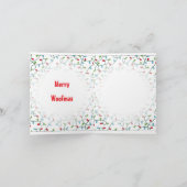 Merry Woofmas Bulldog Gruß Karte (Innenseite)