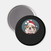 Merry Woofmas Classic T - Shirt_1 Magnet (Vorderseite/Rückseite)