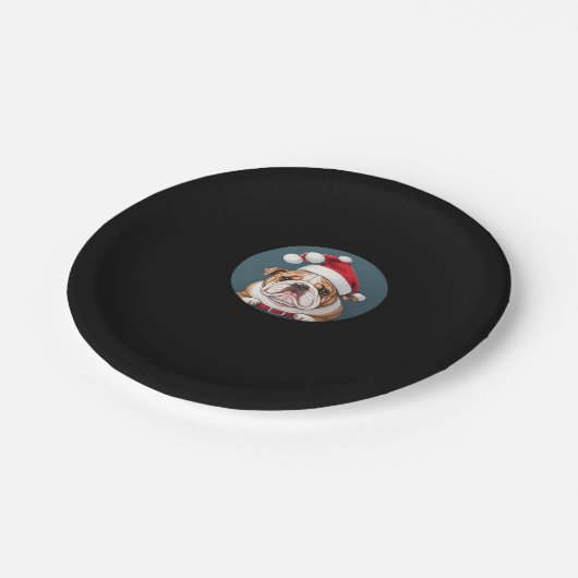 Merry Woofmas Classic T - Shirt_1 Pappteller (Schrägansicht)