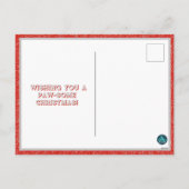 Merry Woofmas Foto Weihnachtsfeiertag Postkarte (Rückseite)