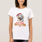 Merry Woofmas Golden Retriever T-Shirt (Vorderseite)
