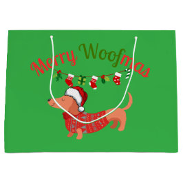 Merry WOOFmas Große Geschenktüte