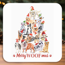 Merry Woofmas Hund Lover Christmas Tree Hunde