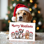 Merry Woofmas Hund Weihnachten Funny Pet