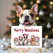 Merry Woofmas Hund Weihnachten Funny Pet