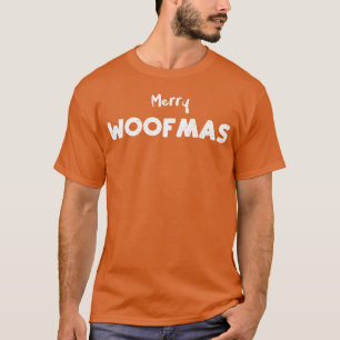 Merry Woofmas Hunde lustig T-Shirt