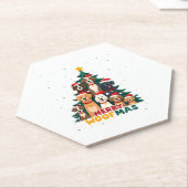 Merry Woofmas - Merry Christmas For Dog Lovers (2) Untersetzer (angewinkelt)
