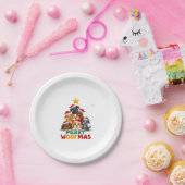 Merry Woofmas - Merry Christmas For Dog Lovers (4) Pappteller (Party)