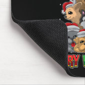 Merry Woofmas - Merry Christmas For Dog Lovers  Mousepad (Ecke)