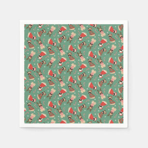 Merry Woofmas Mops Hunde Serviette