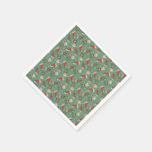 Merry Woofmas Mops Hunde Serviette (Ecke)