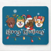 Merry Woofmas Mousepad (Vorne)