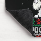 Merry Woofmas Odle Dog Christmas Ugly Xmas T Shirt Mousepad (Ecke)