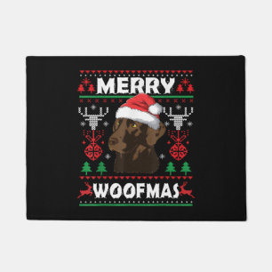 Merry Woofmas Schokolade Weihnachten Labrador Love Fußmatte