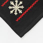 Merry Woofmas Ugly Christmas Jumper Xmas Dog Lover Fleecedecke (Ecke)