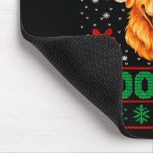 Merry Woofmas Ugly Christmas Jumper Xmas Dog Lover Mousepad (Ecke)