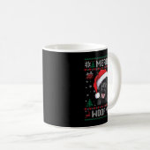 Merry Woofmas Ugly Sweater Black Lab Labrador Chri Kaffeetasse (VorderseiteRechts)