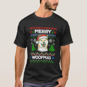 Merry Woofmas Ugly Sweater Christmas Shiba Inu Lov T-Shirt (Vorderseite)