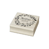 Merry Wreath | RÜCKSENDEADRESSE Gummistempel (Stempel)