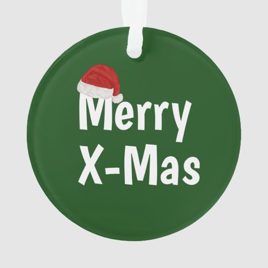 Merry X-Mas Ornament (Rückseite)