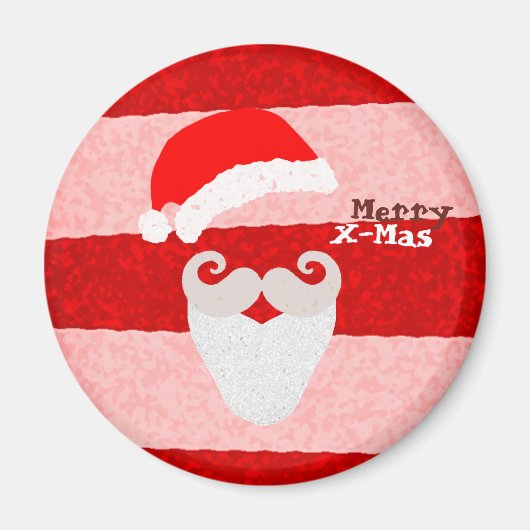Merry X-Mas Santa Magnet (Vorne)