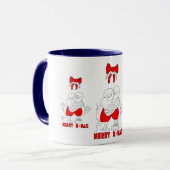Merry X-mas Tasse (Vorderseite Links)