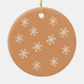 Merry X-Mask Funny Reindeer Snowman Santa Keramik Ornament (Hinten)