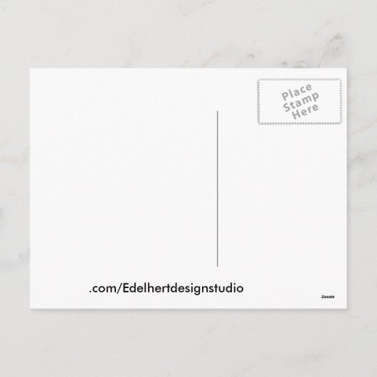 Merry Xmas 3 Stars Grüne Postkarte (Rückseite)