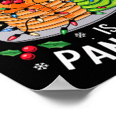 Merry Xmas alles, was ich für Weihnachten Pfannkuc Poster (Ecke)