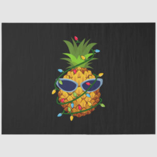 Merry Xmas Ananas Weihnachtsbaum Lichter Seidenpapier