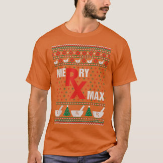 Merry Xmas Apotheker Ugly Christmas Sweater T T-Shirt