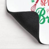 Merry Xmas Backbrills hell Mousepad (Ecke)