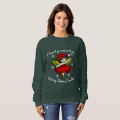 Merry Xmas bin ich hier Sweatshirt (Vorne ganz)