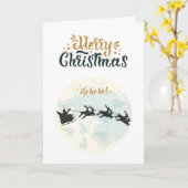 Merry Xmas Card Karte (Gelbe Blume)