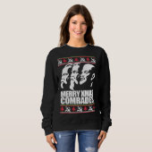 MERRY XMAS COMRADE Ugly Christmas Sweater Marx Eng Sweatshirt (Vorne ganz)