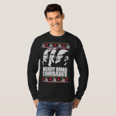 MERRY XMAS COMRADE Ugly Christmas Sweater Marx Eng T-Shirt (Vorne ganz)