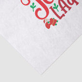 Merry Xmas Crazy Jesus Lady Seidenpapier (Ausschnitt)