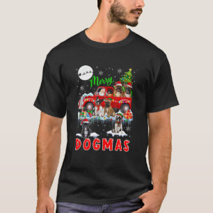 Merry Xmas Dog Santa Carry Französisch Bulldogs Pi T-Shirt