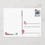 Merry Xmas, Frohe weihnachten Postkarten-Card (Rückseite)