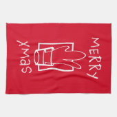 Merry Xmas Geschirrtuch (Horizontal)
