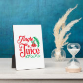 Merry Xmas Happy Jingle Juice Fotoplatte (Seite)