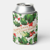 Merry Xmas & Happy New Year Holly Dosenkühler (Kanne Rückseite)