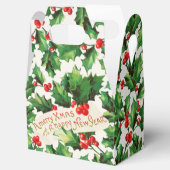Merry Xmas & Happy New Year Holly Geschenkschachtel (Geöffnet)