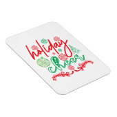 Merry Xmas Holiday Cheer Magnet (Rechte Seite)
