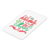 Merry Xmas Holiday Cheer Magnet (Linke Seite)