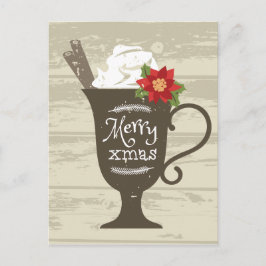 Merry Xmas Holiday Ice Creme Feiertagspostkarte