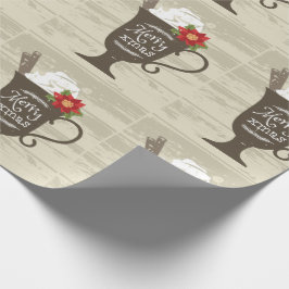 Merry Xmas Holiday Ice Creme Geschenkpapier