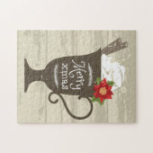 Merry Xmas Holiday Ice Creme Puzzle (Horizontal)