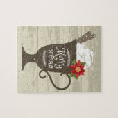 Merry Xmas Holiday Ice Creme Puzzle (Horizontal)